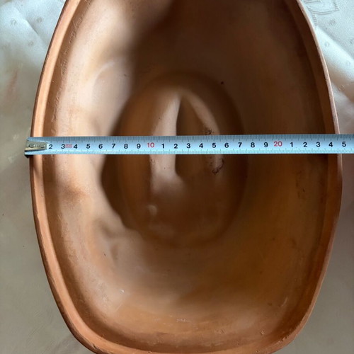 Bio Gastopf clay pot used, natural clay, German