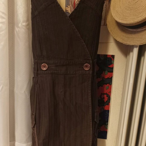 Helmi dress with straps brown, size Medium, like new