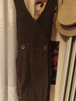 Helmi dress with straps brown, size Medium, like new