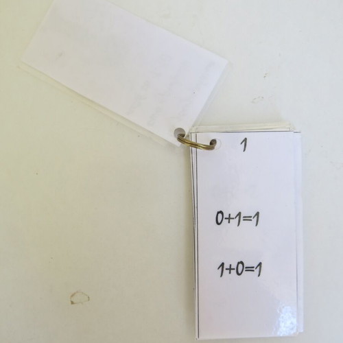 Keychain with cards for sums new, The Number Couples 1-10
