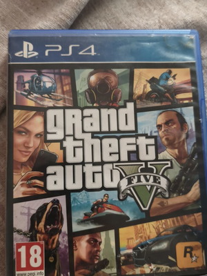 Grand Theft Auto V PS4 game used with minor case wear