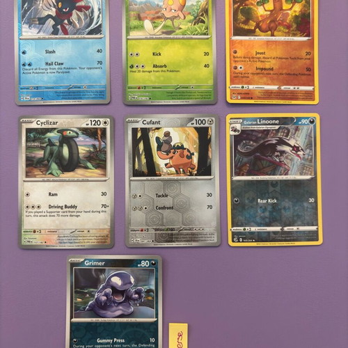 Pokémon Reverse LOT7 new, Reverse Holo cards