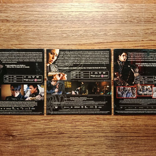 Millennium DVD trilogy like new with Greek subtitles