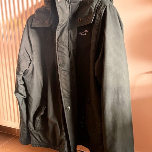 Hollister men's jacket used, green, size L