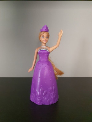Barbie Princess 2019 κούκλα μεταχειρισμένη, 13cm, McDonald's Mattel