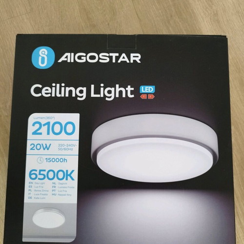Ceiling or wall LED light cold white, new