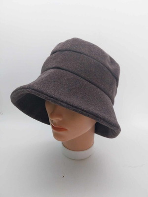 Vintage women's winter hat Ein Mayser Milz Hut like new, brown, size S