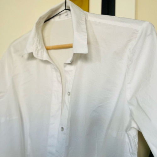 Mango white fitted shirt size Small like new