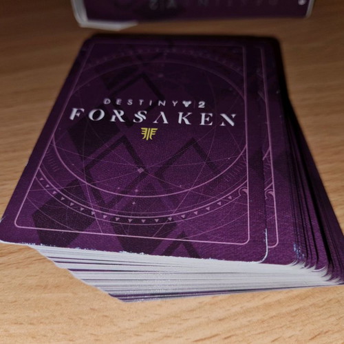 Destiny Forsaken card deck like new, collectible from GameStop
