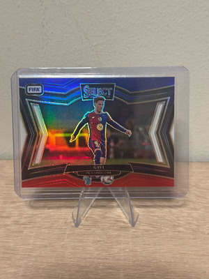 Gavi Barcelona red white blue Terrace field level Panini Select 2024-2025 card new