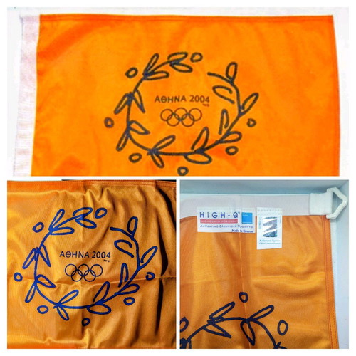Athens 2004 Olympic commemorative boat flag new