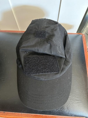 Black jockey hat like new with adjustable strap