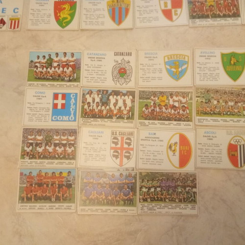 Calciatori Italian Football and Basketball Stickers 1977/78 like new