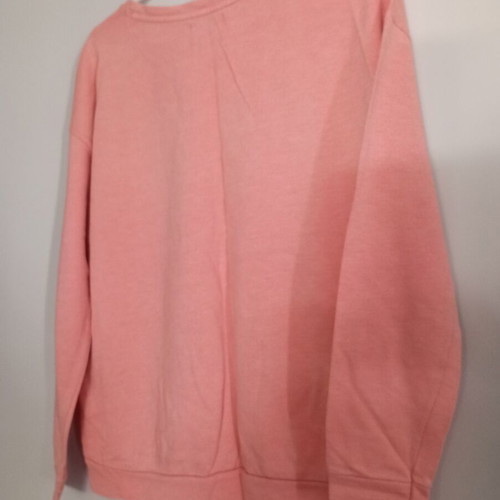 Women's pink lightweight sweatshirt