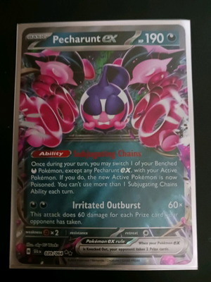 Pokemon card Pecharunt EX holographic new
