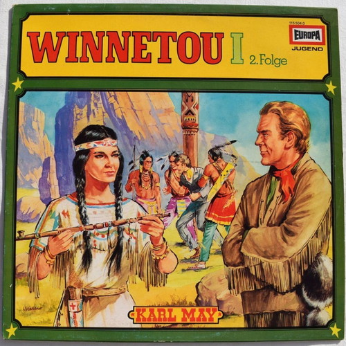 Winnetou 1 Episode 2/3 LP used, German