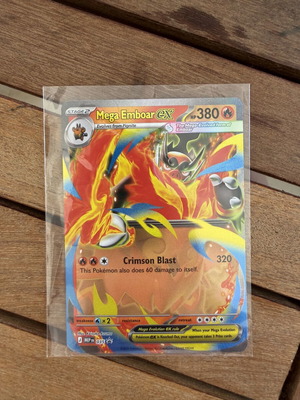 Pokemon TCG Mega Emboar EX Promo card new