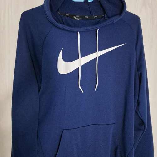 Nike unisex μπλε φούτερ με μεγάλο λογότυπο Swoosh σαν καινούργιο
