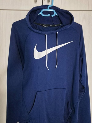 Nike unisex μπλε φούτερ με μεγάλο λογότυπο Swoosh σαν καινούργιο