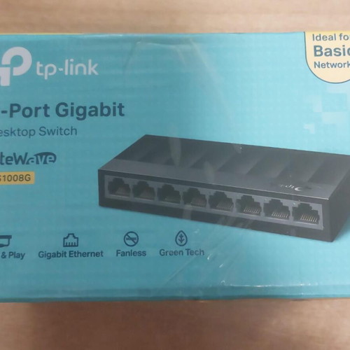 TP-LINK LS1008G v3 Unmanaged L2 Switch with 8 Ethernet Ports used, not working