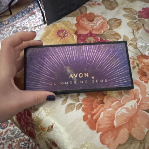 Avon Glimmering Gems eyeshadow palette lightly used