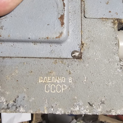 Vintage USSR CCCP Methane And Carbon Dioxide Gas Detector used