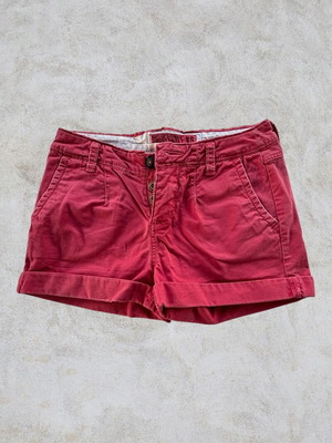 Superdry γυναικείο σορτσάκι XS μεταχειρισμένο, βαθύ κοραλί χρώμα