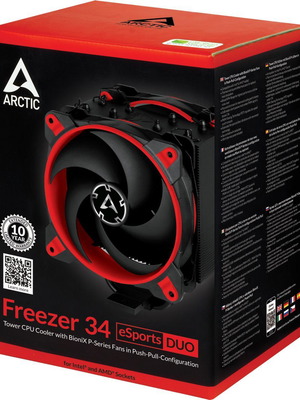 Arctic Freezer 34 eSports DUO CPU Cooler Red new