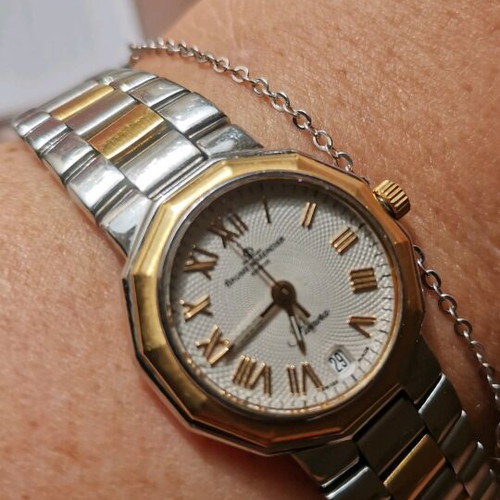 Baume & Mercier women's wristwatch like new, steel and 18k gold