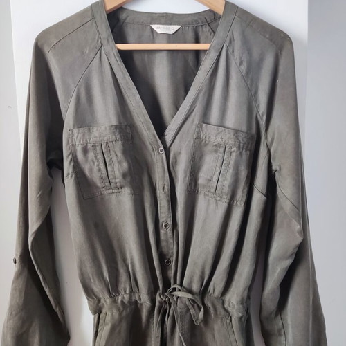 Khaki jumpsuit medium like new
