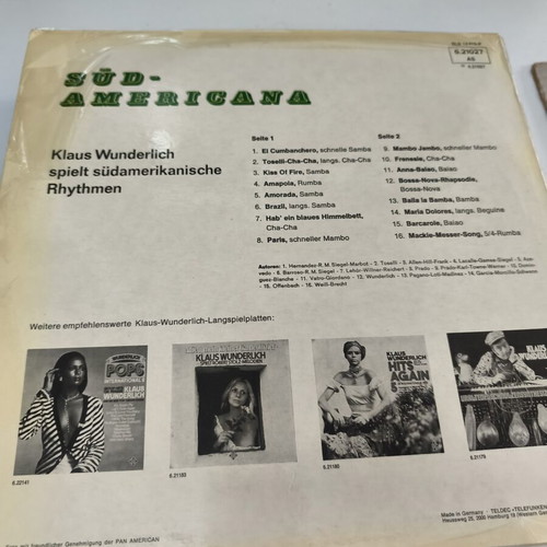 Sud Americana vinyl LP album used, Latin genre