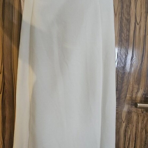 Meshki Midi Halter Dress New With Tags, White Beige, Size S