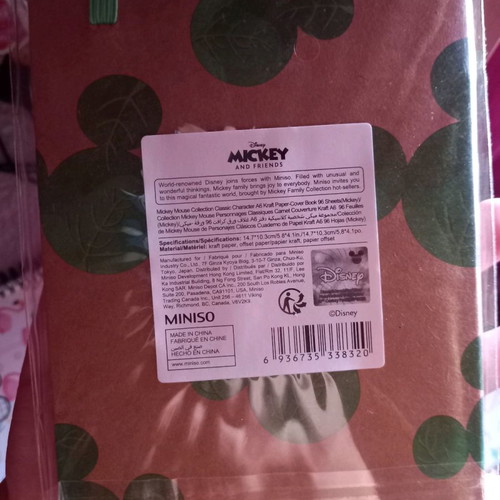 Mickey notebook and notepad set new