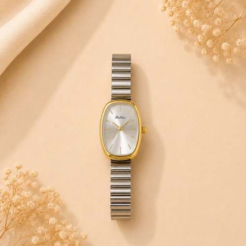 Bellees women's two-tone watch new, vintage retro design