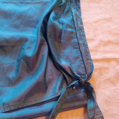 Maxi Pareo Skirt turquoise one size like new