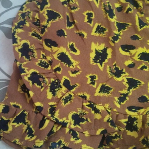 Koko Noko girls' shorts like new, size 110 cm, black and brown