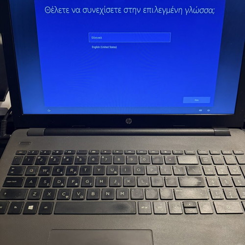 HP laptop with AMD A6-9220 processor, 4 GB RAM