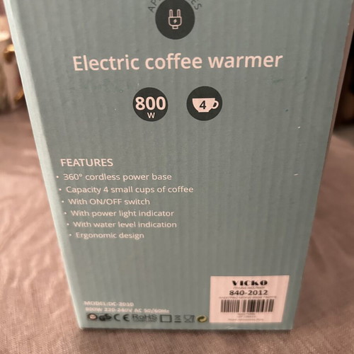 Electric coffee pot new