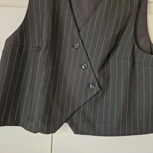 Unisex vest H&M new, black with thin stripes