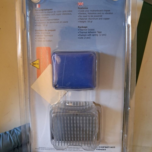 Connectland CHIPSET-N09 chipset heatsink new, passive cooling