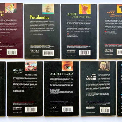 Oxford Bookworms Library foreign language books like new, pack of 9