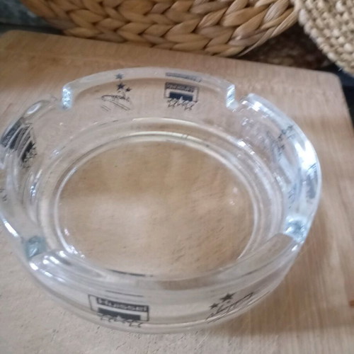 Large ashtray like new, thick glass, German brand