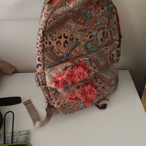 Backpack fabric colorful like new