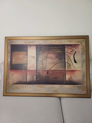 Handmade painting on stretched canvas Roberts Kati like new