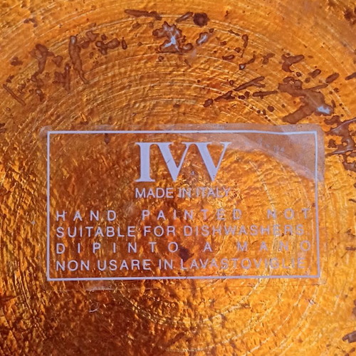 IVV decorative glass plates like new, set of 2, 15cm