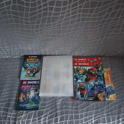 Lego Ninjago books and album with 100+ cards new condition