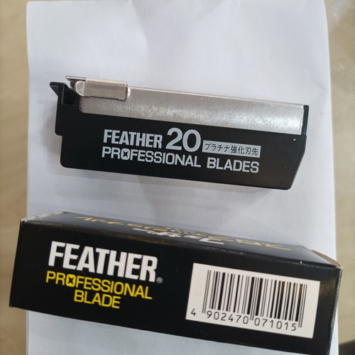 Ξυραφάκια ανταλλακτικά Feather πακέτο 20 τεμ. καινούργιο