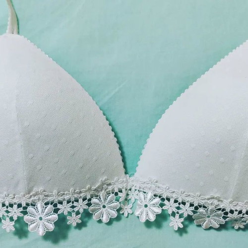 H&M bra white without underwire new