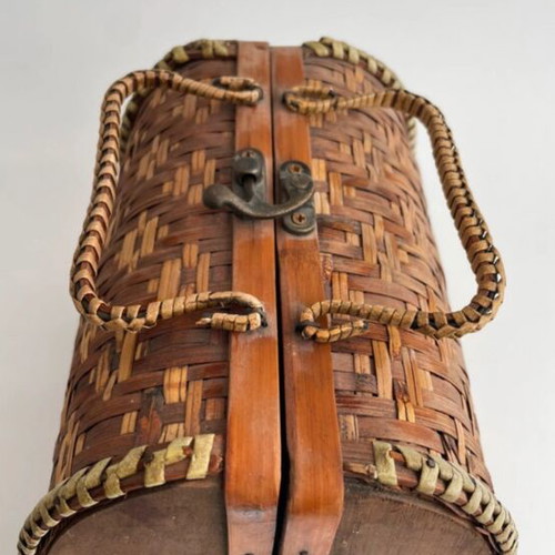 Bamboo bag used, handheld, decorative