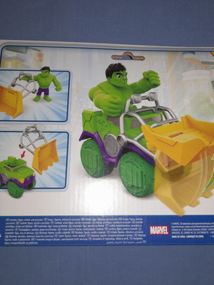 Spidey Amazing Friends Hulk φιγούρα και όχημα καινούργιο